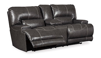 McCaskill Reclining Loveseat with Console - Yulissa Home Furnishings (NJ)