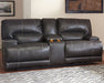 McCaskill Reclining Loveseat with Console - Yulissa Home Furnishings (NJ)