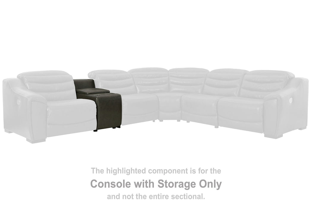 Center Line 3-Piece Power Reclining Loveseat with Console - Yulissa Home Furnishings (NJ)