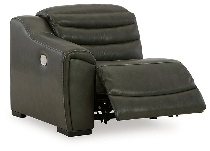 Center Line 3-Piece Power Reclining Loveseat with Console - Yulissa Home Furnishings (NJ)