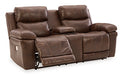 Edmar Power Reclining Loveseat with Console - Yulissa Home Furnishings (NJ)