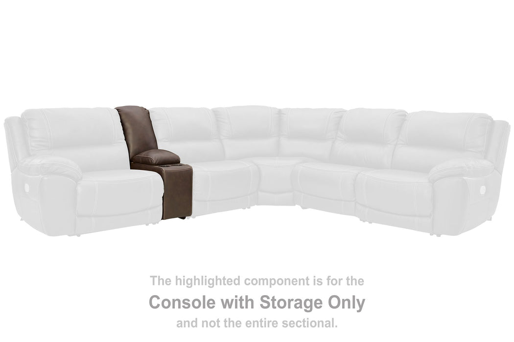 Dunleith 3-Piece Power Reclining Loveseat with Console - Yulissa Home Furnishings (NJ)