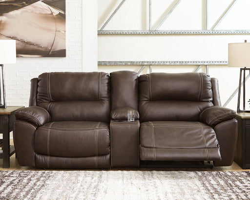 Dunleith 3-Piece Power Reclining Loveseat with Console - Yulissa Home Furnishings (NJ)