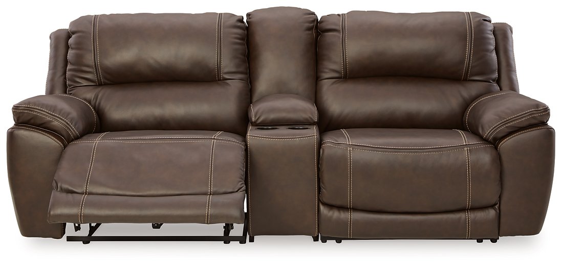 Dunleith 3-Piece Power Reclining Loveseat with Console - Yulissa Home Furnishings (NJ)