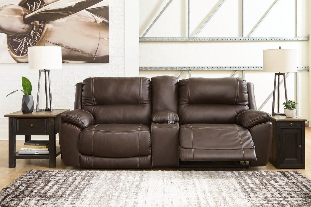 Dunleith 3-Piece Power Reclining Loveseat with Console - Yulissa Home Furnishings (NJ)