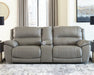 Dunleith 3-Piece Power Reclining Sectional Loveseat with Console - Yulissa Home Furnishings (NJ)