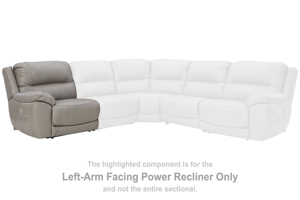 Dunleith 3-Piece Power Reclining Sectional Sofa - Yulissa Home Furnishings (NJ)