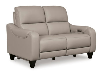 Mercomatic Power Reclining Loveseat - Yulissa Home Furnishings (NJ)