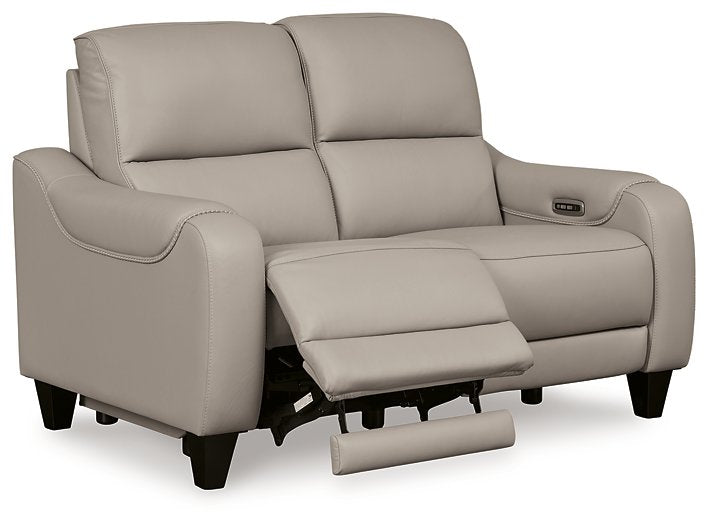 Mercomatic Power Reclining Loveseat - Yulissa Home Furnishings (NJ)