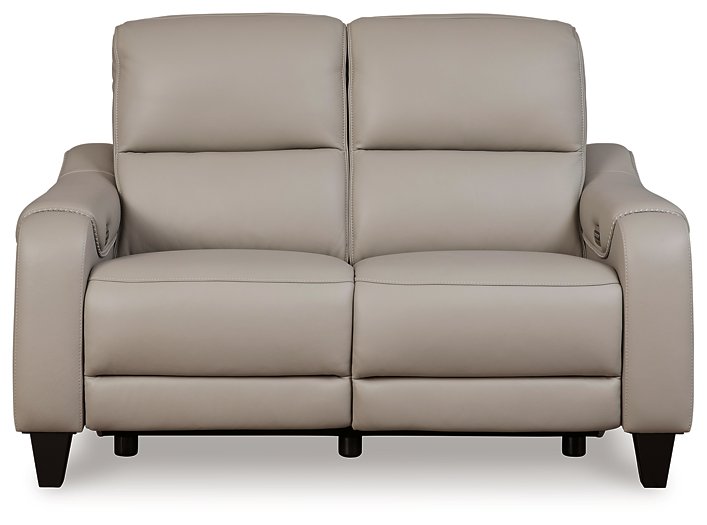 Mercomatic Power Reclining Loveseat - Yulissa Home Furnishings (NJ)