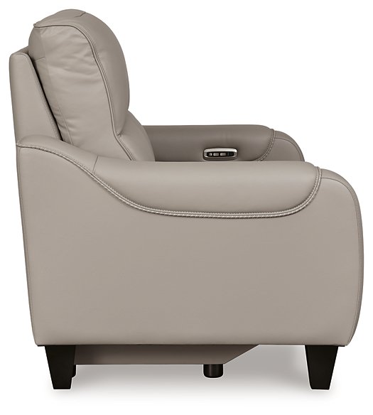 Mercomatic Power Reclining Loveseat - Yulissa Home Furnishings (NJ)