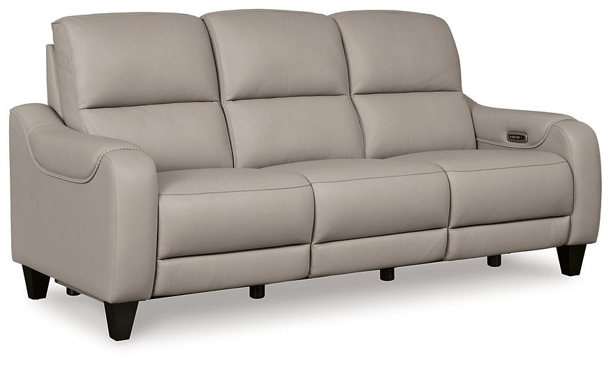 Mercomatic Power Reclining Sofa - Yulissa Home Furnishings (NJ)