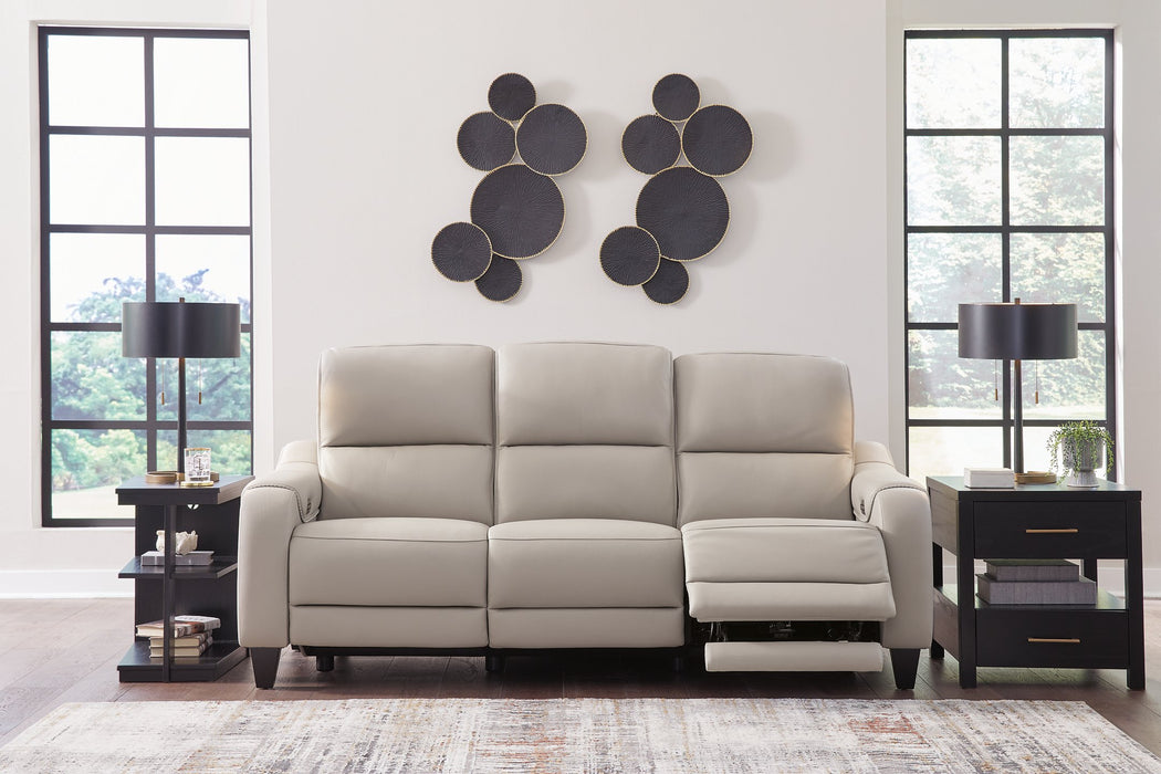 Mercomatic Power Reclining Sofa - Yulissa Home Furnishings (NJ)