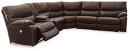 Family Circle Power Reclining Sectional - Yulissa Home Furnishings (NJ)