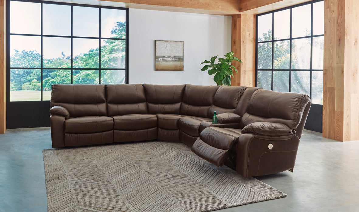 Family Circle Power Reclining Sectional - Yulissa Home Furnishings (NJ)