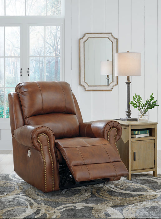 Freyeburg Power Recliner - Yulissa Home Furnishings (NJ)