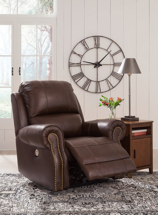 Freyeburg Power Recliner - Yulissa Home Furnishings (NJ)