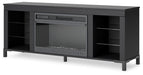 Cayberry 60" TV Stand with Electric Fireplace - Yulissa Home Furnishings (NJ)