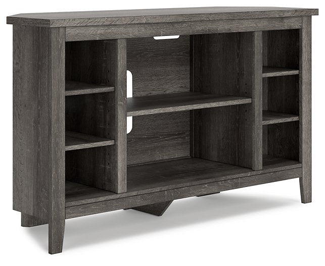 Arlenbry Corner TV Stand with Electric Fireplace - Yulissa Home Furnishings (NJ)