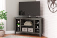 Arlenbry Corner TV Stand with Electric Fireplace - Yulissa Home Furnishings (NJ)