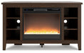 Camiburg Corner TV Stand with Electric Fireplace - Yulissa Home Furnishings (NJ)