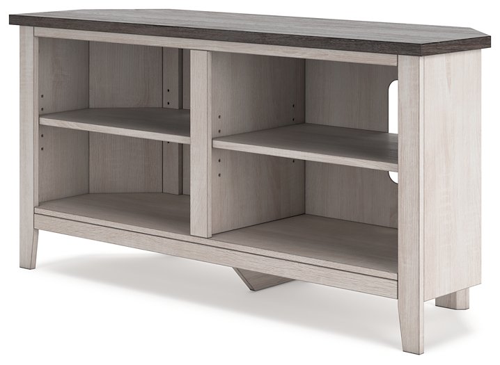 Dorrinson Corner TV Stand - Yulissa Home Furnishings (NJ)