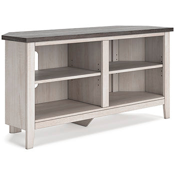 Dorrinson Corner TV Stand - Yulissa Home Furnishings (NJ)