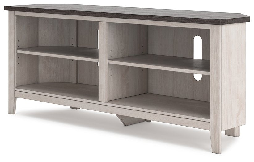 Dorrinson Corner TV Stand - Yulissa Home Furnishings (NJ)