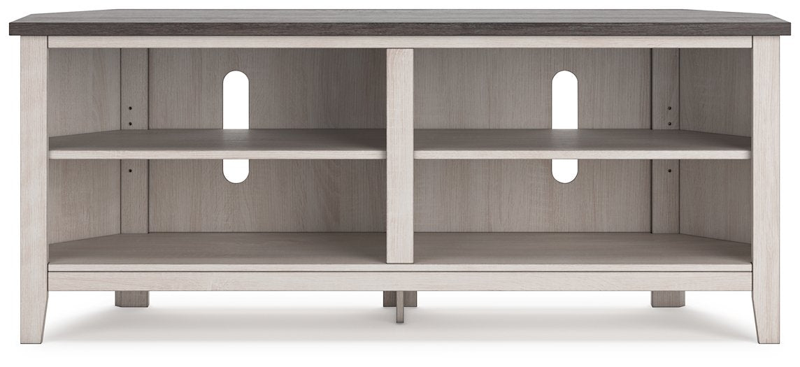 Dorrinson Corner TV Stand - Yulissa Home Furnishings (NJ)