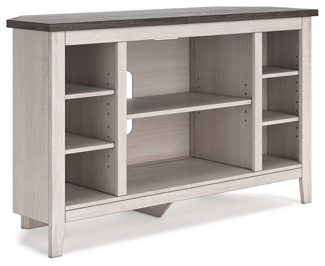 Dorrinson Corner TV Stand - Yulissa Home Furnishings (NJ)