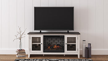 Dorrinson 60" TV Stand with Electric Fireplace - Yulissa Home Furnishings (NJ)