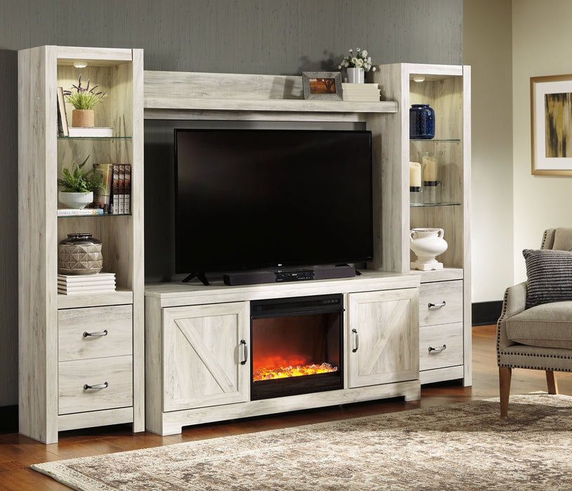 Bellaby 4-Piece Entertainment Center with Fireplace - Yulissa Home Furnishings (NJ)