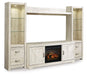 Bellaby 4-Piece Entertainment Center with Electric Fireplace - Yulissa Home Furnishings (NJ)