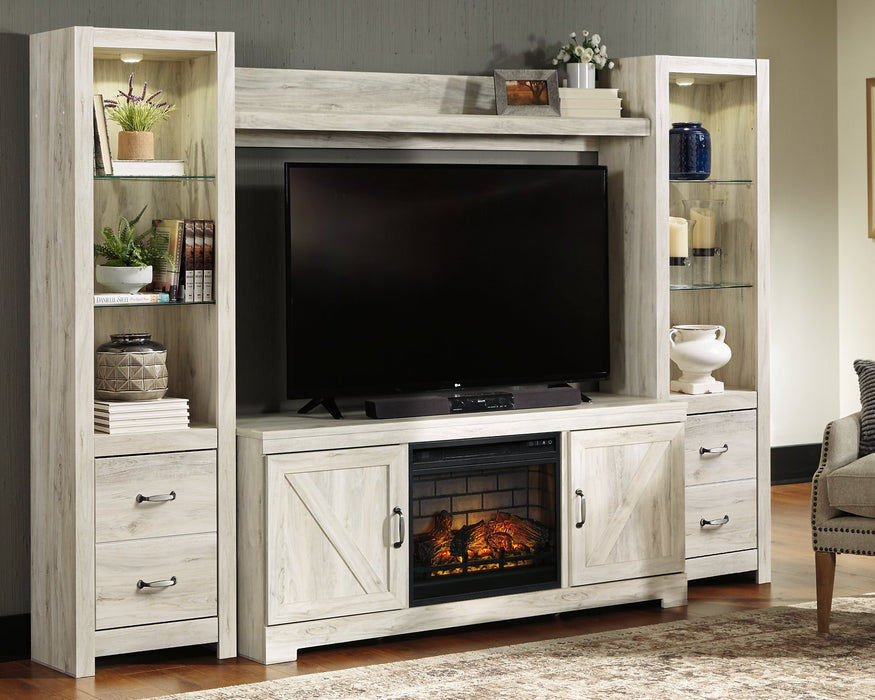 Bellaby 4-Piece Entertainment Center with Electric Fireplace - Yulissa Home Furnishings (NJ)