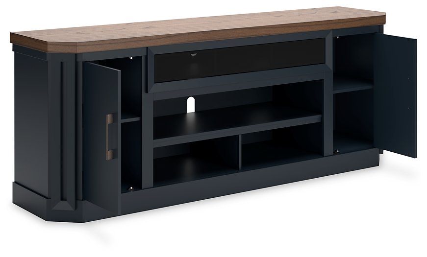 Landocken 83" TV Stand with Electric Fireplace - Yulissa Home Furnishings (NJ)