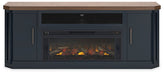 Landocken 83" TV Stand with Electric Fireplace - Yulissa Home Furnishings (NJ)