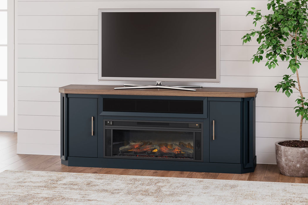 Landocken 83" TV Stand with Electric Fireplace - Yulissa Home Furnishings (NJ)