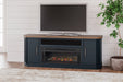 Landocken 83" TV Stand with Electric Fireplace - Yulissa Home Furnishings (NJ)