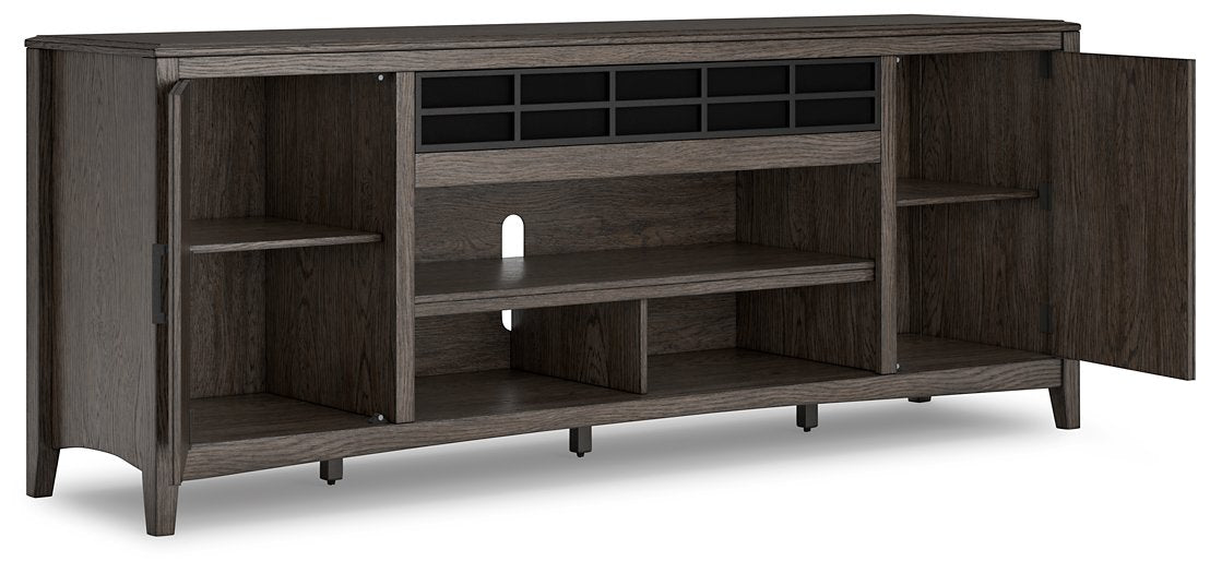 Montillan 84" TV Stand with Electric Fireplace - Yulissa Home Furnishings (NJ)