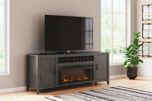 Montillan 84" TV Stand with Electric Fireplace - Yulissa Home Furnishings (NJ)