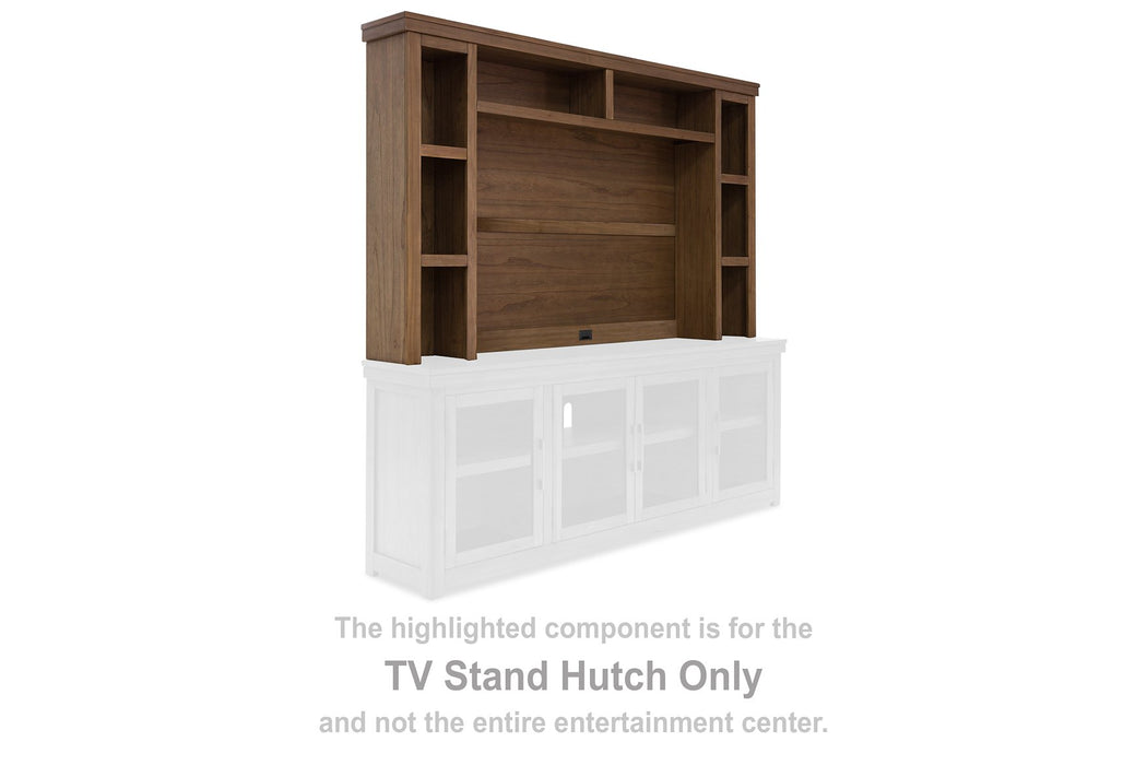 Boardernest 85" TV Stand with Hutch - Yulissa Home Furnishings (NJ)