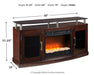 Chanceen 60" TV Stand with Electric Fireplace - Yulissa Home Furnishings (NJ)