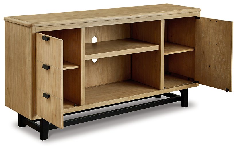 Freslowe Large TV Stand - Yulissa Home Furnishings (NJ)