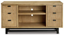 Freslowe Large TV Stand - Yulissa Home Furnishings (NJ)