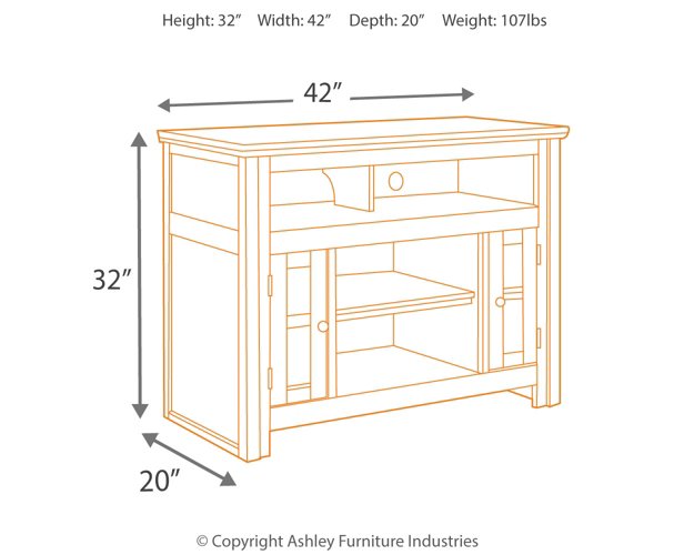 Harpan 42" TV Stand - Yulissa Home Furnishings (NJ)