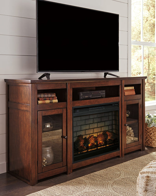 Harpan 72" TV Stand with Electric Fireplace - Yulissa Home Furnishings (NJ)