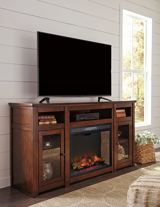 Harpan 72" TV Stand with Electric Fireplace - Yulissa Home Furnishings (NJ)