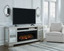 Flamory 72" TV Stand with Electric Fireplace - Yulissa Home Furnishings (NJ)